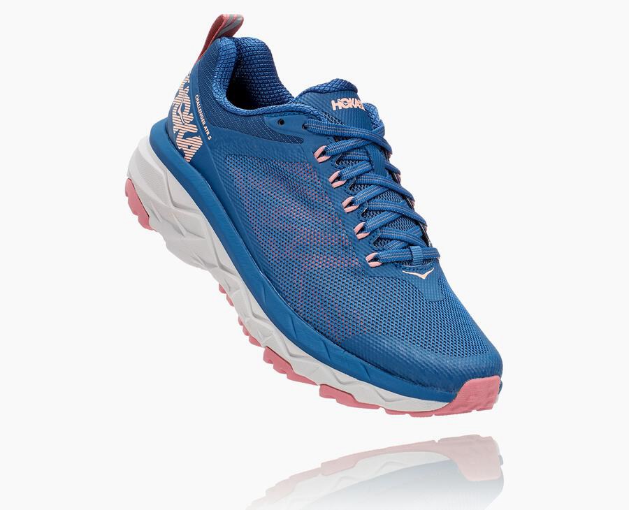 Tenis Hoka One One Trail Mujer Azules - Challenger Atr 5 - SVJX98651